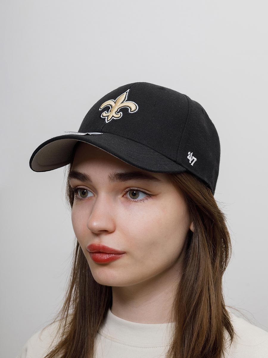 Бейсболка 47 BRAND F-MVP20WBV-BK New Orleans Saints NFL (черный